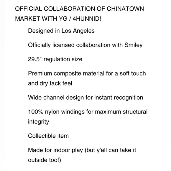 CHINATOWN MARKET PAISLEY SMILEY BASKETBALL - Picture 4 of 4